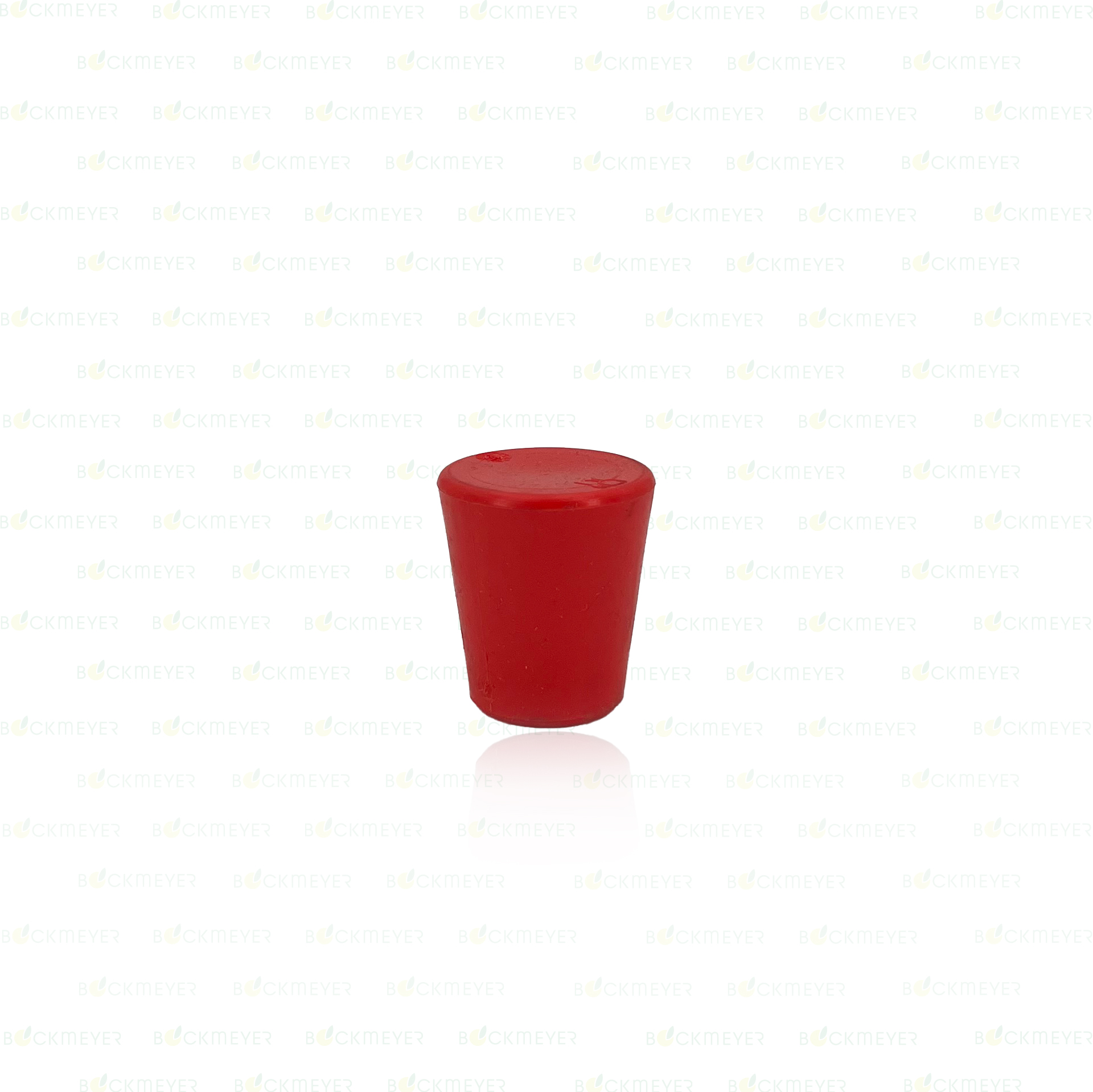 Gummistopfen | 33mm/25mm H=40mm | für 5 Liter Glasballon | rot