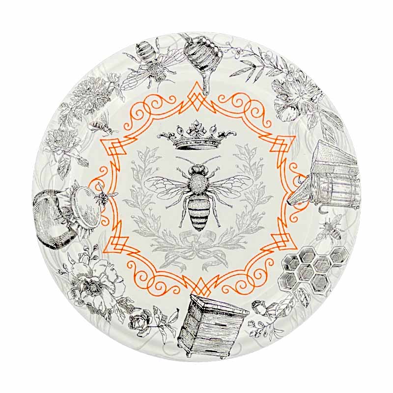 Twist-off Verschluss | 82mm | Bienenkönigin -weiß-