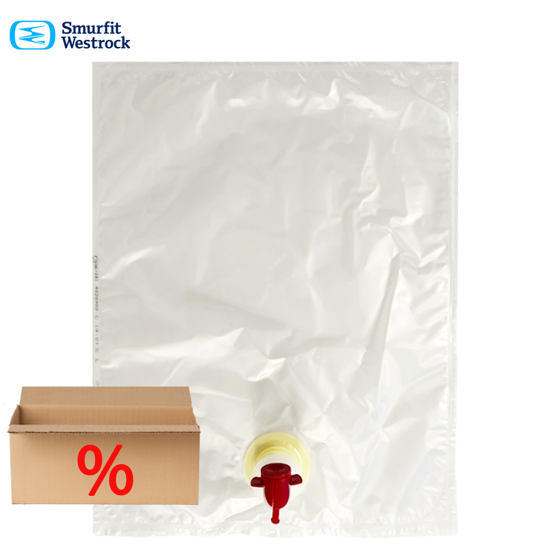 10l Bag in Box | BEUTEL | für Saft | Smurfit | transparent | Karton 300 Stk