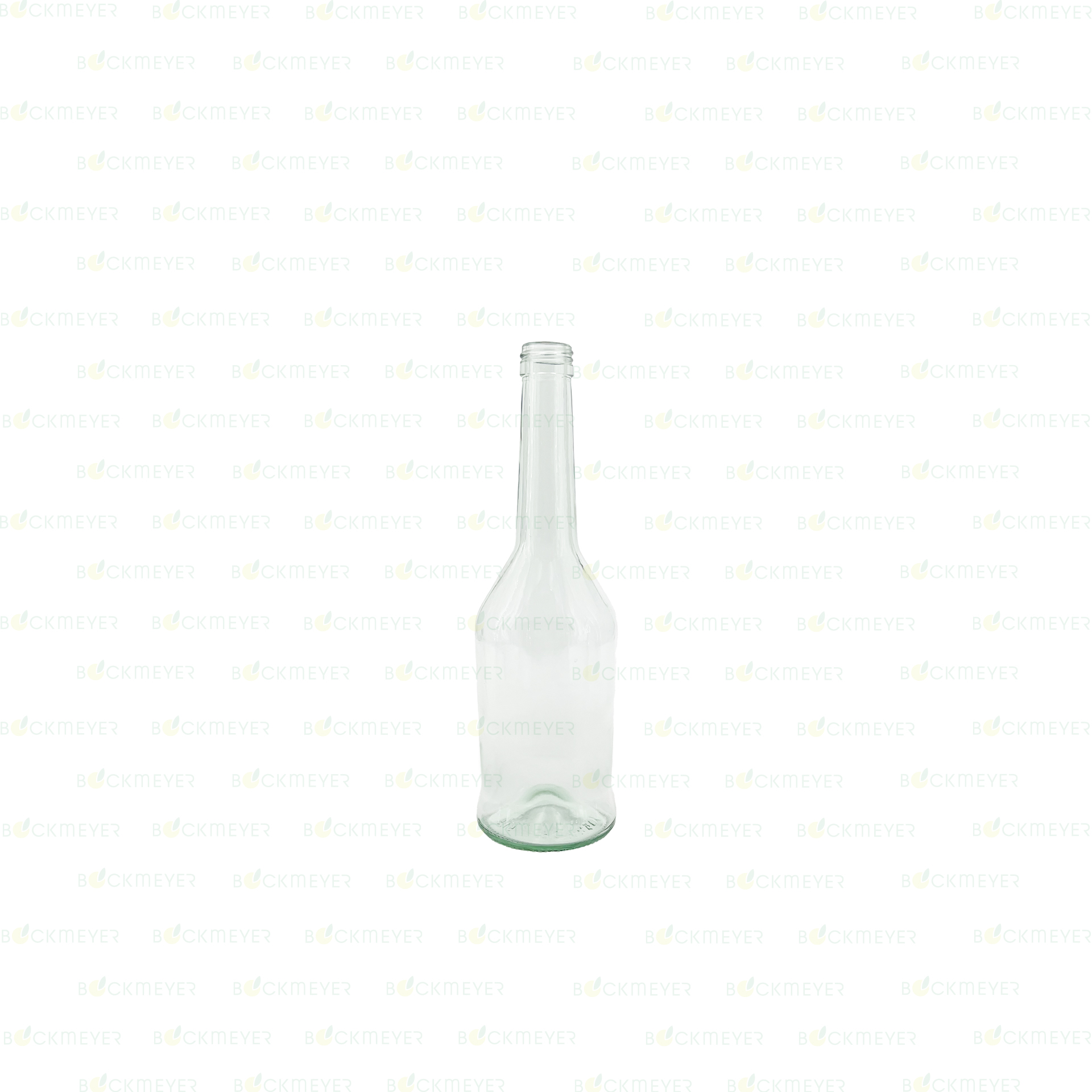 Napoleonflasche 0,5 Liter, weiß (OHNE VERSCHLUSS)