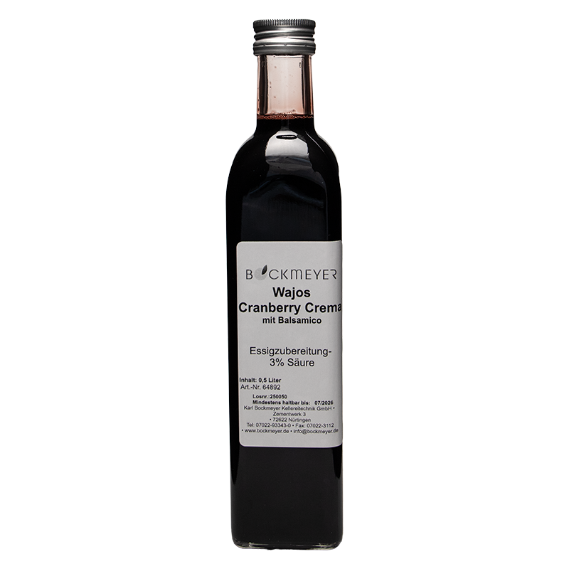 500ml Cranberry Crema 3% Säure